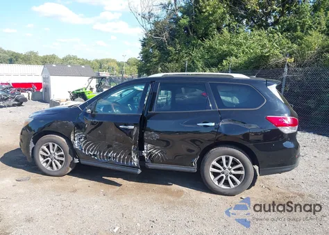 2014 Nissan Pathfinder Platinum/S/Sl/Sv z USA, uszkodzony, nr VIN 5N1AR2MM3EC670341